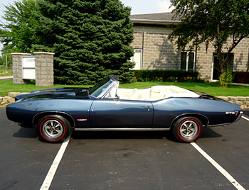 1968 GTO convertible restored by RM restoration