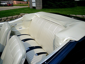1968 GTO convertible rear interior detailed restored