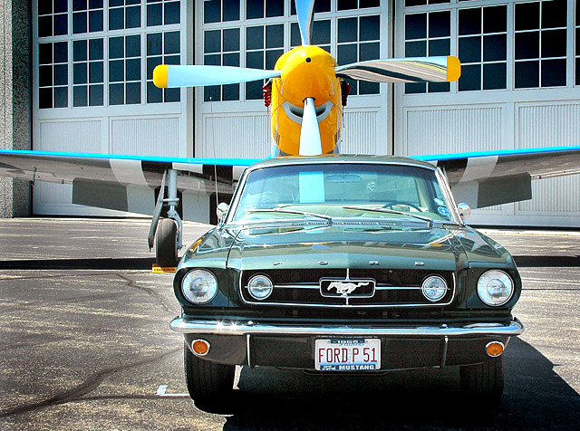 1965 Mustang with P51 Mustang