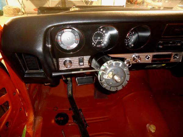71_GTO_dash_and_steering_column_assembly