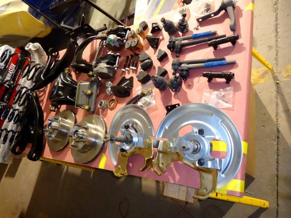 organizing_71_GTO_brake_and_suspension_parts